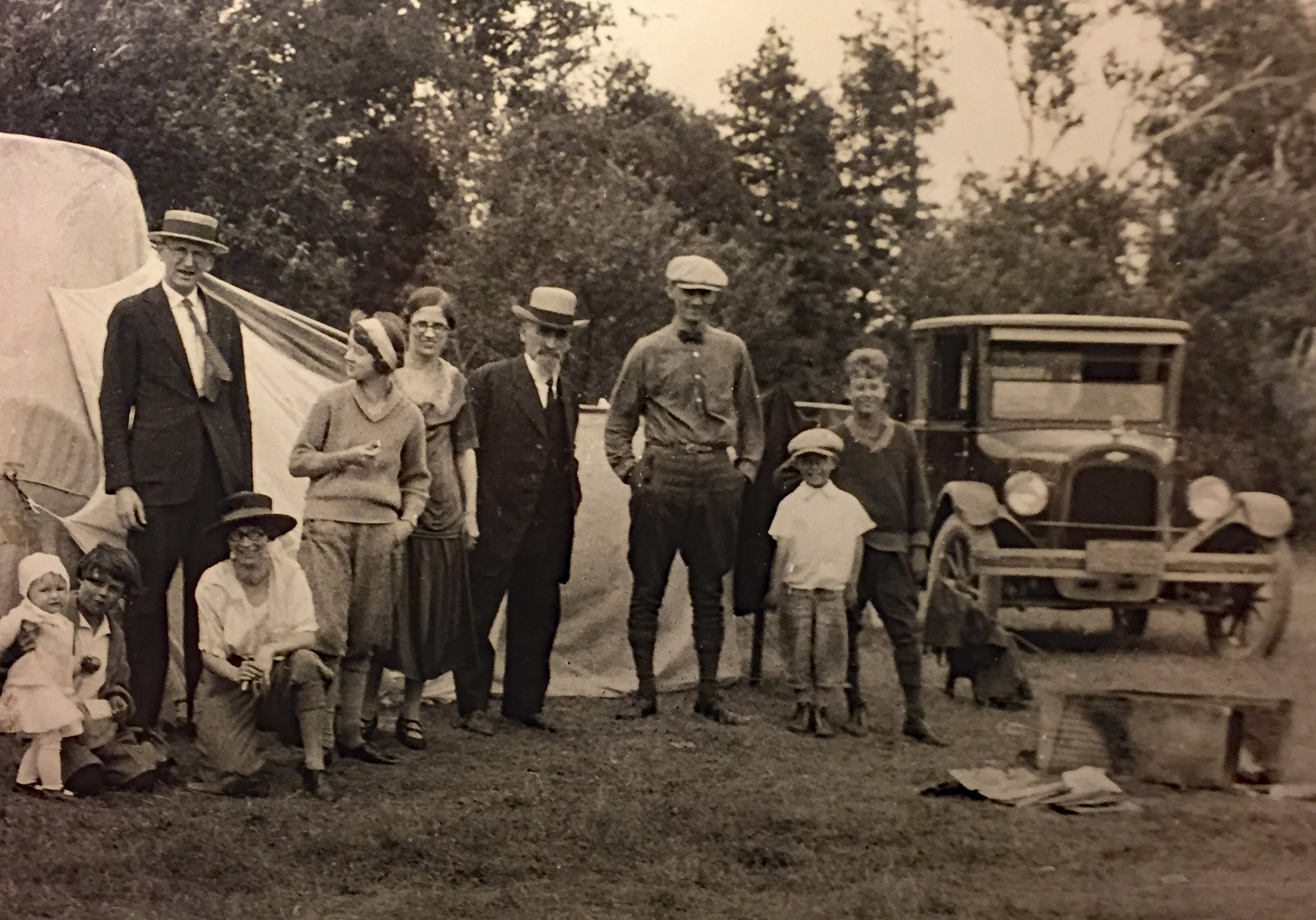 Camping at Peninsula State Park 1926